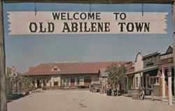 Old Abilene Town Postcard