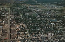 Aerial View of Hibbing, Minnesota Postcard