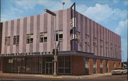 First National Bank, Detroit Lakes, MN Postcard