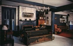 The Golden Lamb Hotel Lobby, Lebanon, OH Postcard