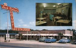 Jack Nolen's Court Restaurant with Neon Sign Postcard