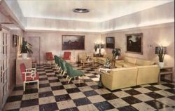 Randall Park Turf Club Lounge with Checkered Floor Postcard