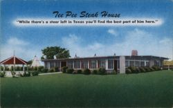 Tee Pee Steak House, San Antonio, Texas Postcard