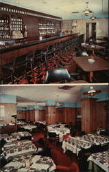 Interior Views of The Pewter Mug Pub and Restaurant Postcard