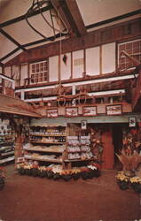 Bristol Nurseries Old Barn Store, Fall Harvest Postcard