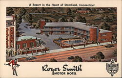 Roger Smith Motor Hotel Postcard