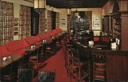 The Meridian Bar, Pickwick Arms Hotel Postcard