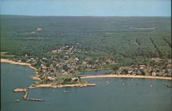 Aerial View, Giant's Neck, Niantic Postcard