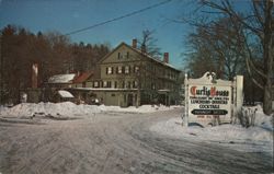 Winter at Curtis House Inn, Woodbury, CT Postcard