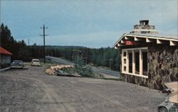 Vista Motel Office, West Glacier, MT Postcard