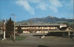 Long's Motor Inn with Mountain View, Livingston MT Postcard