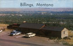 Yellowstone County Museum Overlooking Billings, MT Postcard