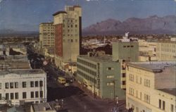 Looking North on Stone Avenue, Tucson, AZ Postcard