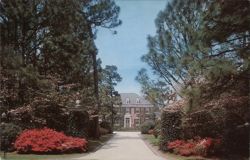 Homewood Estate Entrance and Gardens, Southern Pines, NC Postcard
