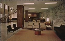 Lobby, Pritchell Hall, Ridgecrest Baptist Conference Center Postcard