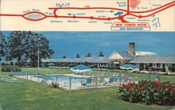 New Yorker Motel & Restaurant, Weldon NC Postcard