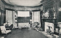 Hotel Queen Anne Parlor Postcard