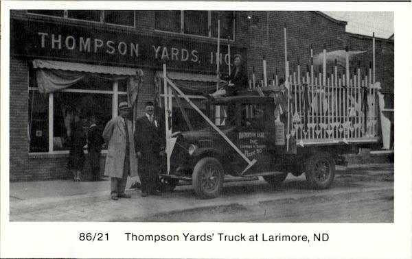 Thompson Yards Truck At Larimore North Dakota