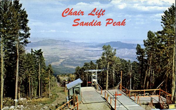 Chair Lift Sandia Peak Ski Area Sandia Park New Mexico