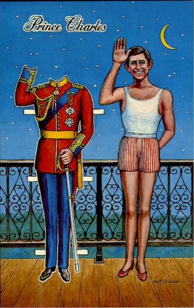 Prince Charles Paper Doll Royalty