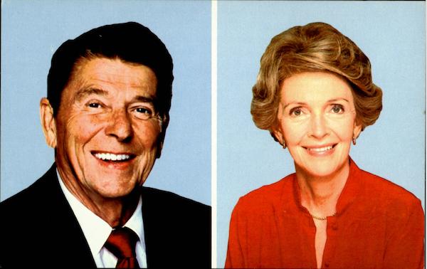 President Ronald Reagan and Nancy Reagan
