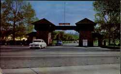 Beautiful Ft. Lewis Main Gate, Highway 99 Olympia, WA Postcard Postcard