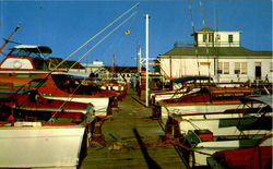 Mathews Boat Basin Port Aransas, TX Postcard Postcard