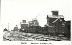 Elevators At Lakota Postcard