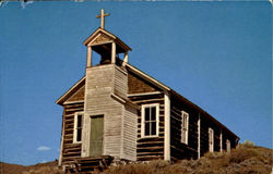 Episcopalian Church Atlantic City, WY Postcard Postcard