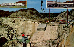 Rock Of Ages Granite Quarry Postcard