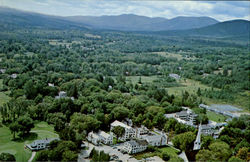 Aerial View Of Manchester Vermont Postcard Postcard