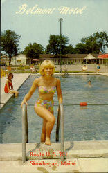 Belmont Motel, Route U. S. 201 Postcard