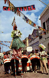 Carnival Time! St. Thomas, Virgin Islands Caribbean Islands Postcard Postcard