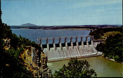 Claytor Hydro-Electric Dam Radford, VA Postcard Postcard