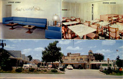 Rock Village Lodge, Jct. Hiway 65-66-166 Postcard