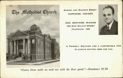 The Methodist Church, Market and Madison Street Postcard