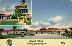 Hiland Motel, U. S. 27 New Scenic Route Postcard