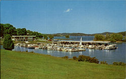 Clayton Park Marina, Clayton Lake State Park Postcard