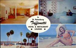 Toffenetti Hotel, 1st Avenue & 2nd St St. Petersburg, FL Postcard Postcard