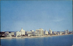 View of Miami Beach Florida Postcard Postcard