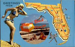 Greetings From Florida Postcard