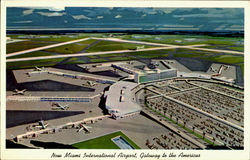 New Miami International Airport Florida Postcard Postcard