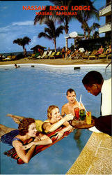 Nassau Beach Lodge Bahamas Caribbean Islands Postcard Postcard