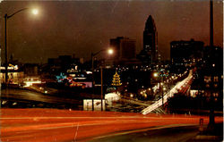 Los Angeles Civic Center And Chinatown Postcard