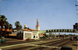Bakersfield Inn Postcard