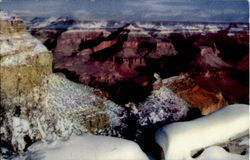 South Rim In Winter, Grand Canyon National Park Arizona Postcard Postcard