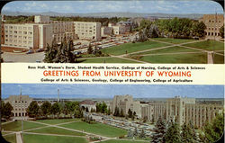 Greetings From University Of Wyoming Laramie, WY Postcard Postcard