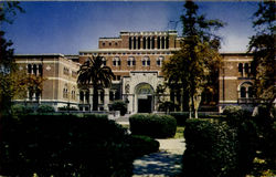 Edward L. Doheny Jr. Memorial Library Building, University of Southern California Postcard