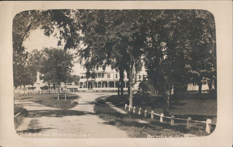 Hotel and Monument, Brimfield, Massachusetts