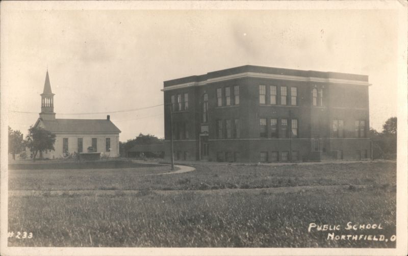 Public School and Church, Northfield, OH Ohio